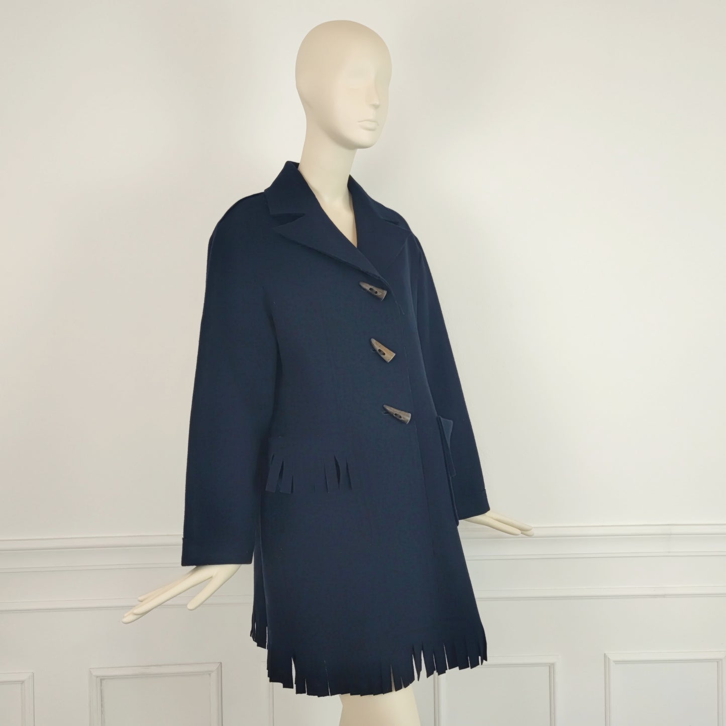 cappotto montgomery G di Romeo Gigli blu