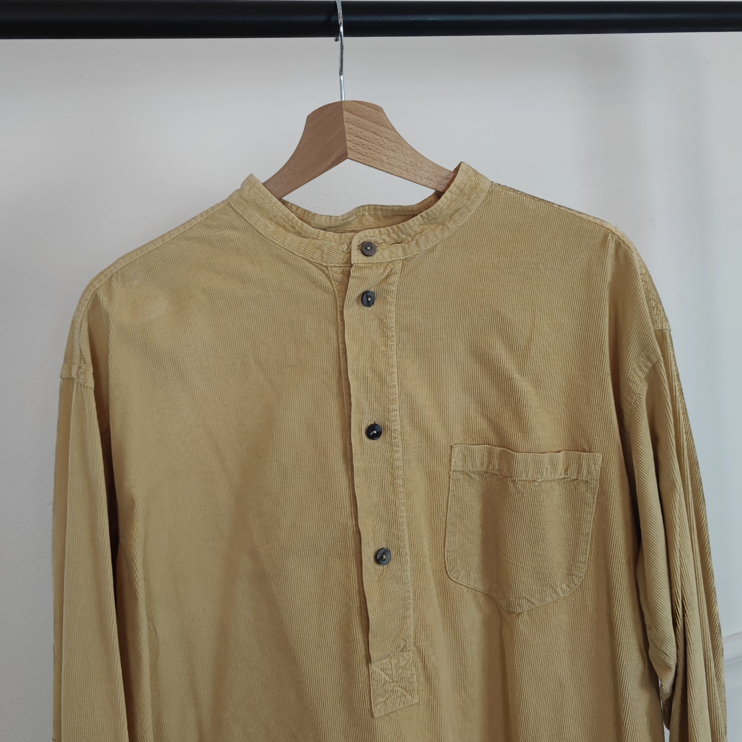 Camicia vintage Romeo Gigli velluto beige