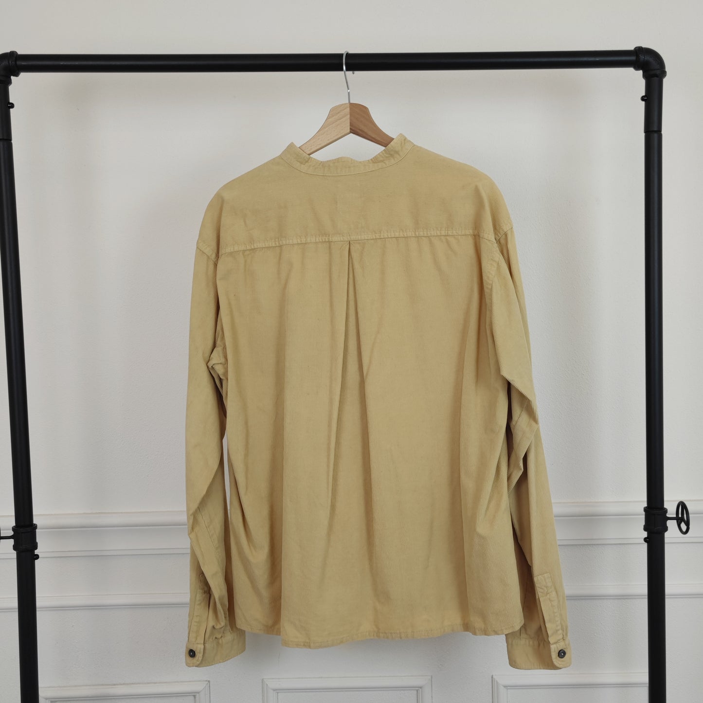 Camicia vintage Romeo Gigli velluto beige