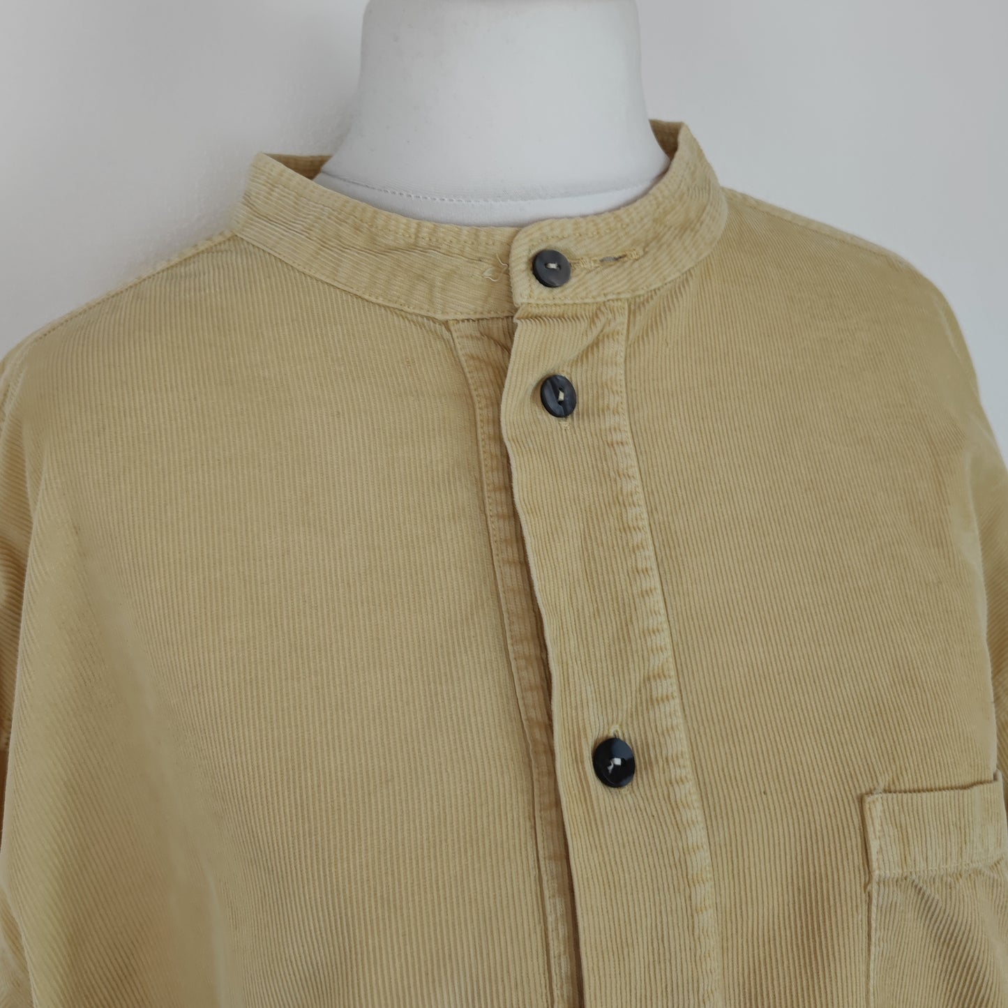 Camicia vintage Romeo Gigli velluto beige