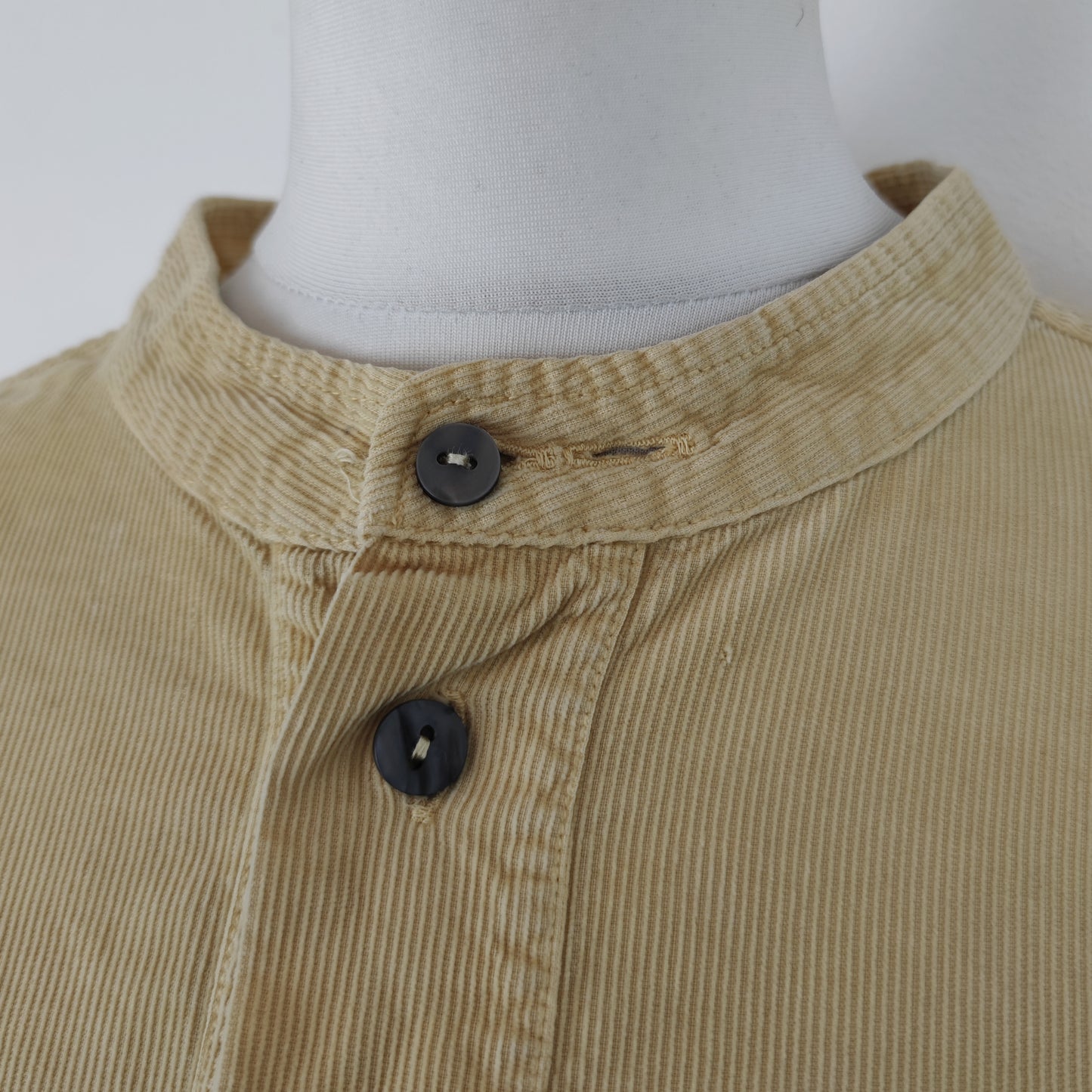 Camicia vintage Romeo Gigli velluto beige