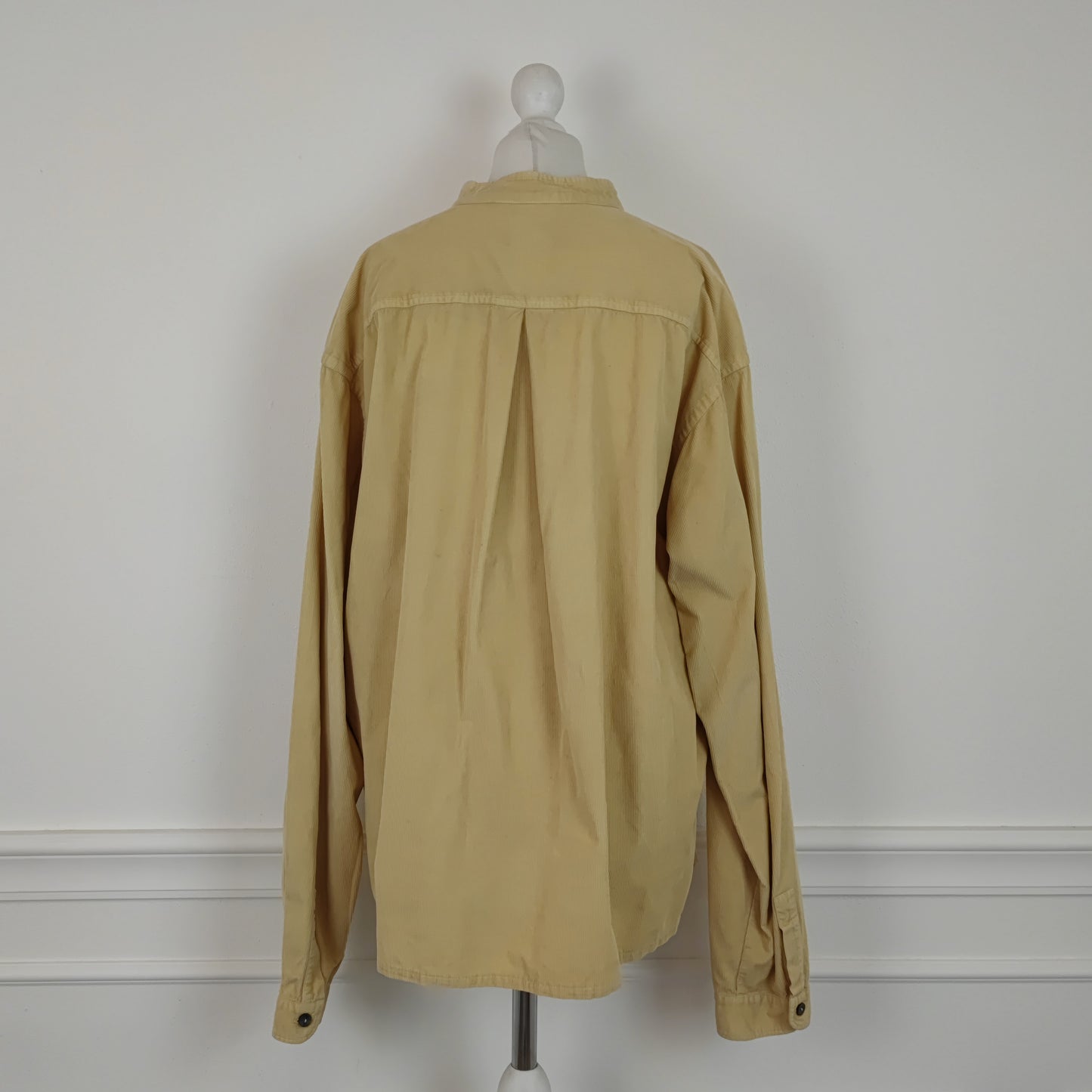 Camicia vintage Romeo Gigli velluto beige