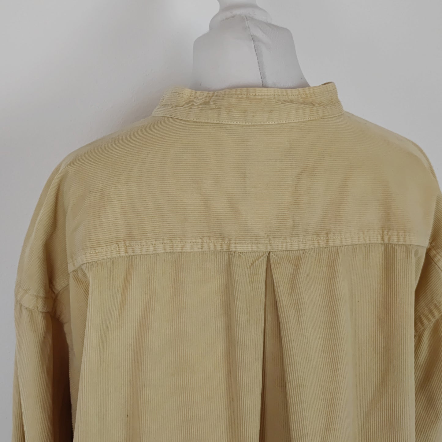 Camicia vintage Romeo Gigli velluto beige