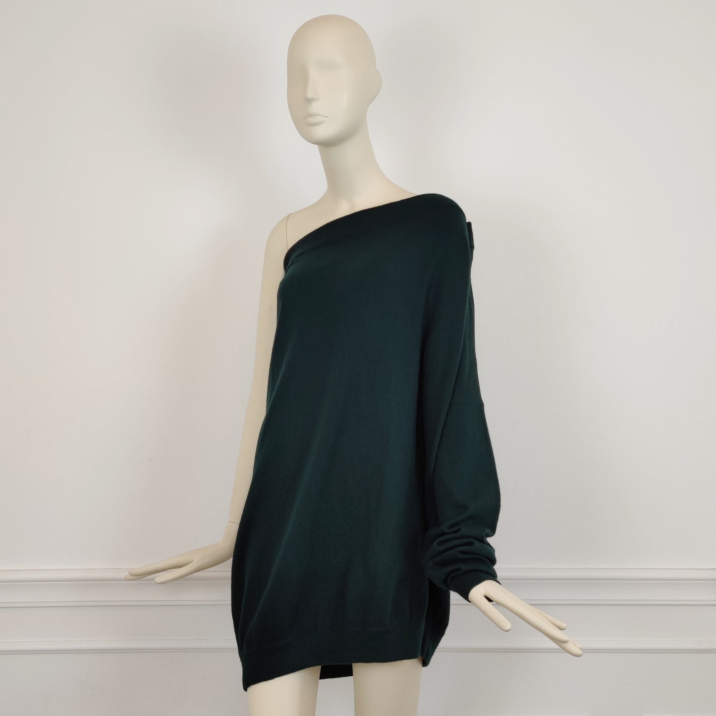 Maglione - abito monospalla Romeo Gigli 1990