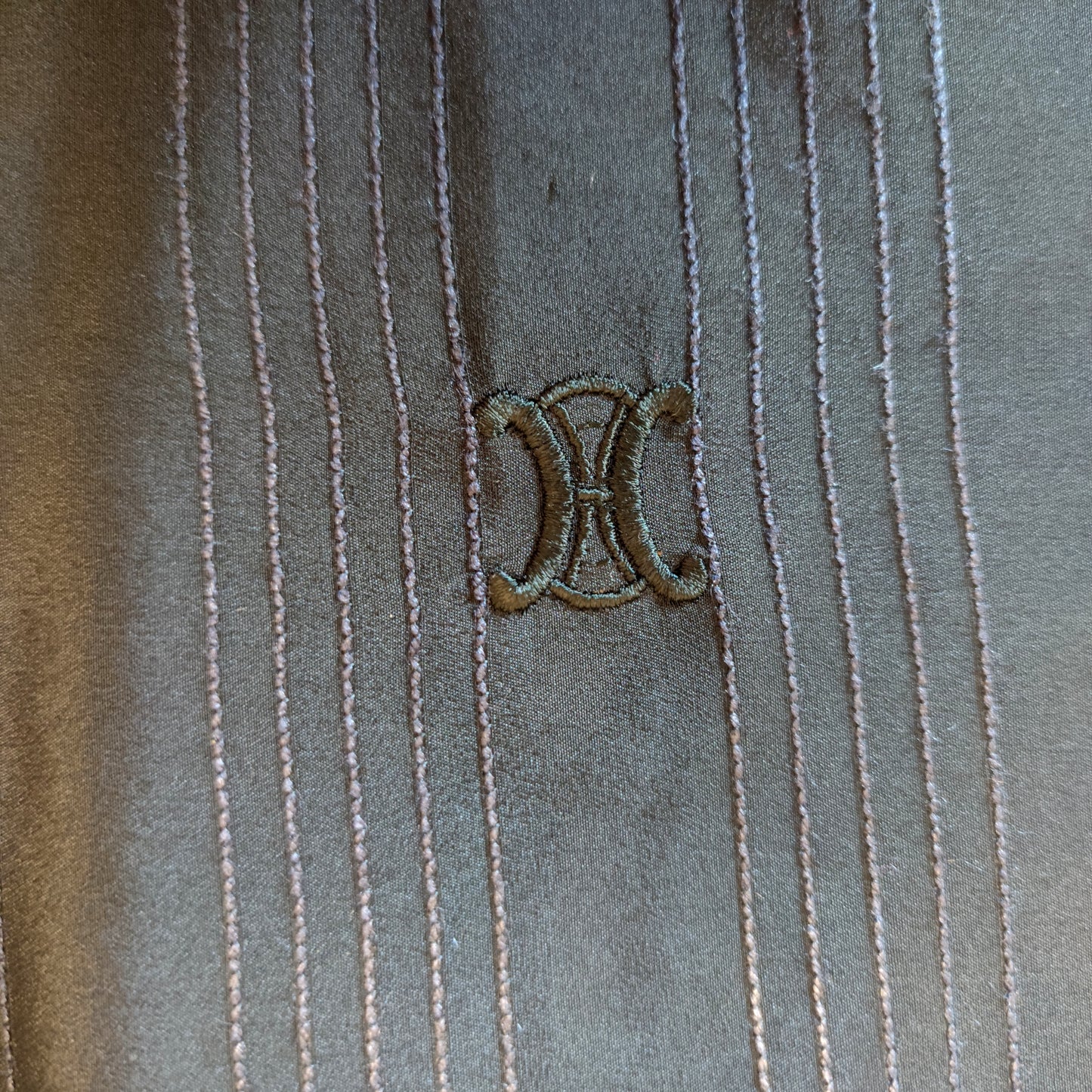 Camicia Céline seta nera