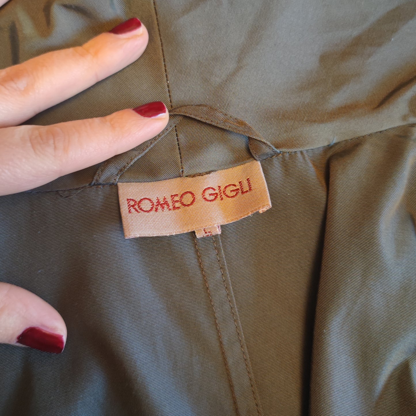 Spolverino Romeo Gigli verde 1996