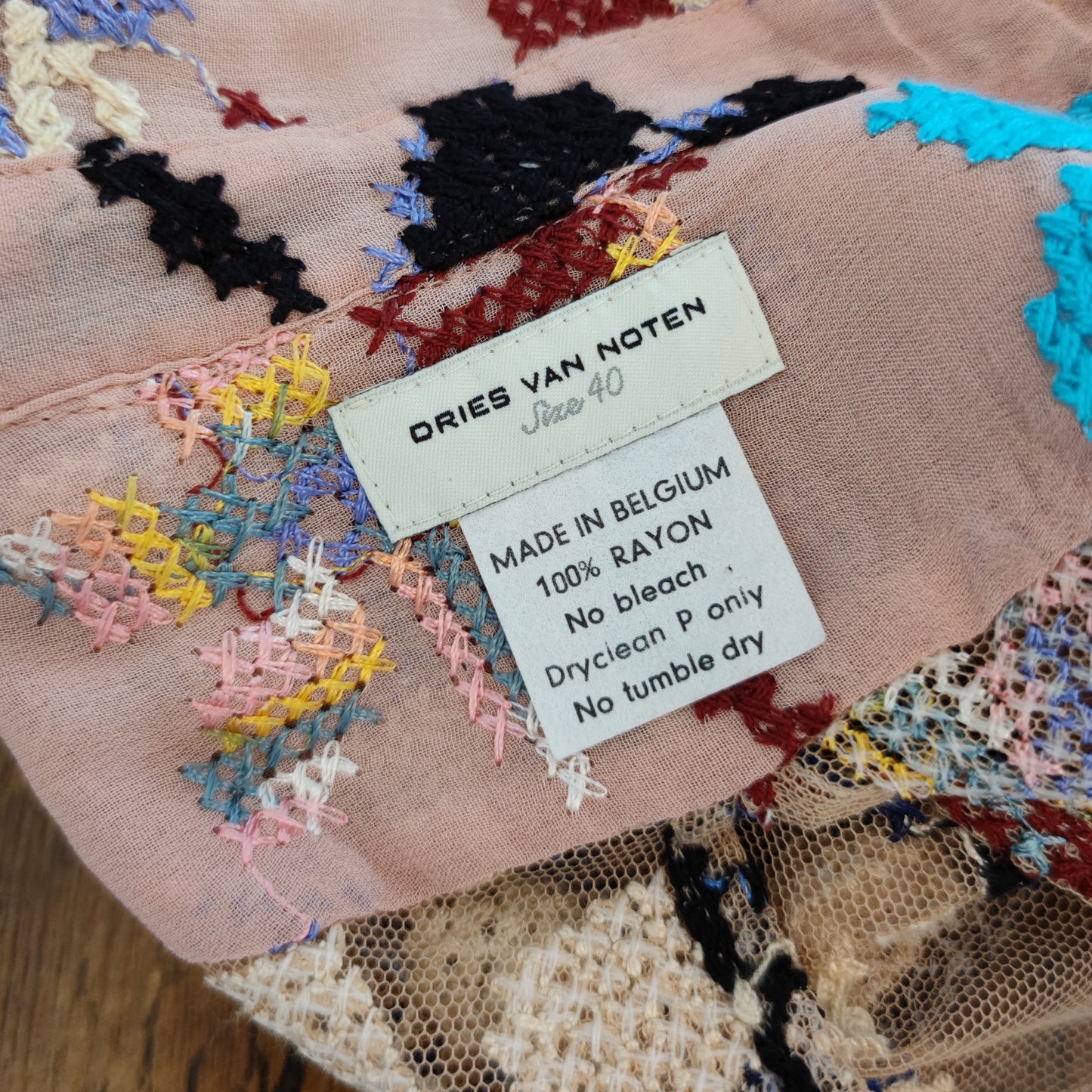 Giacchino Dries Van Noten ricami