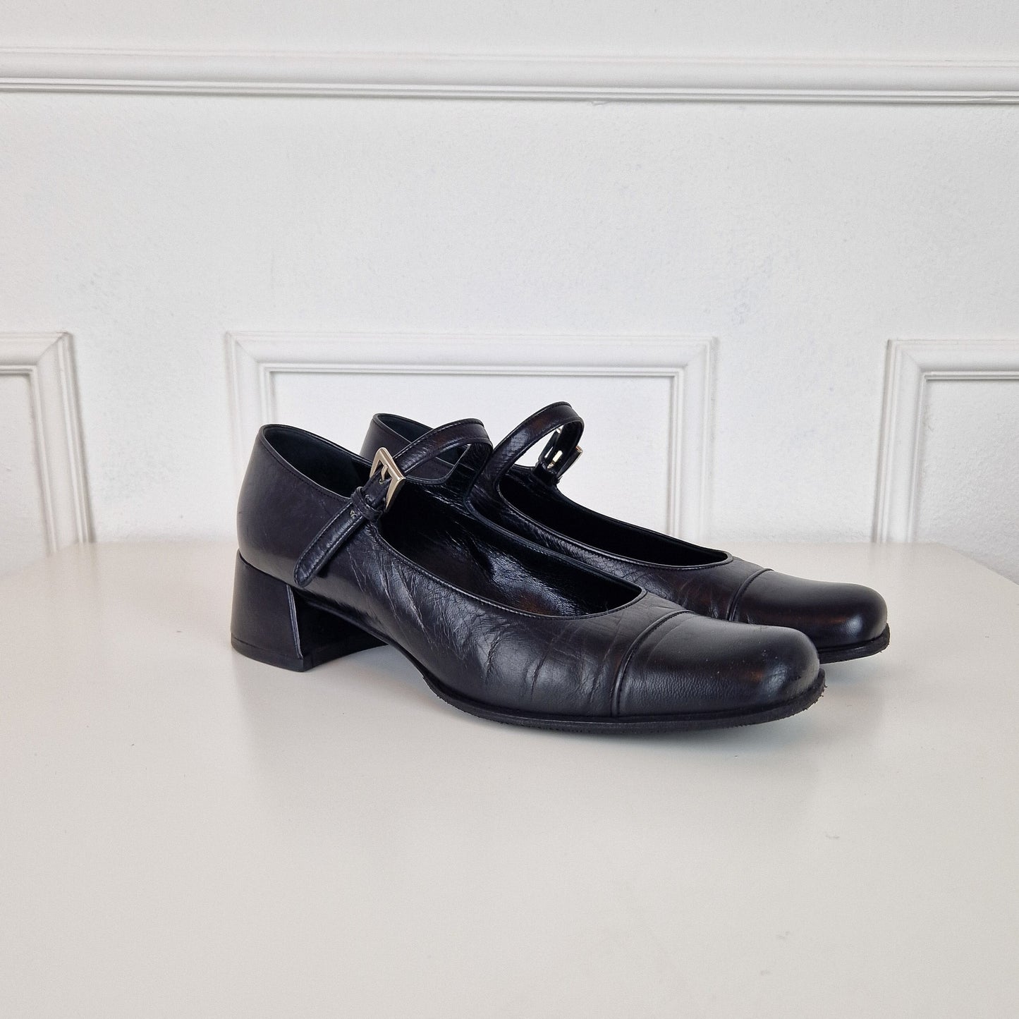 Mary Jane Prada anni '90 pelle nera