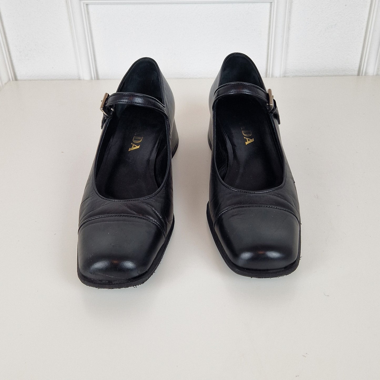Mary Jane Prada anni '90 pelle nera