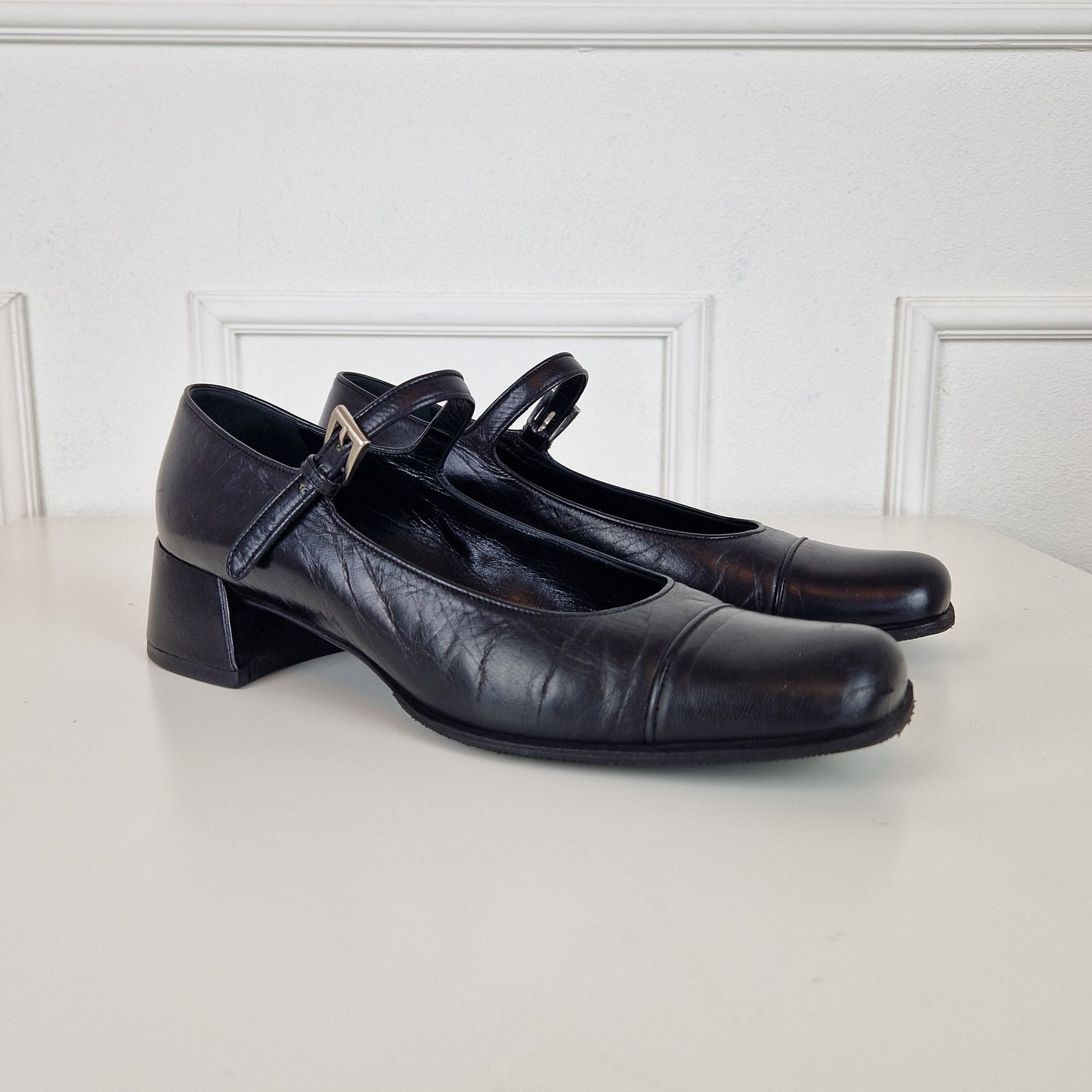 Mary Jane Prada anni '90 pelle nera