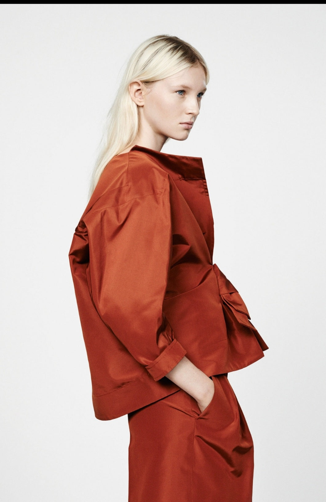 Giacca Jil Sander terra di Siena Resort 2015