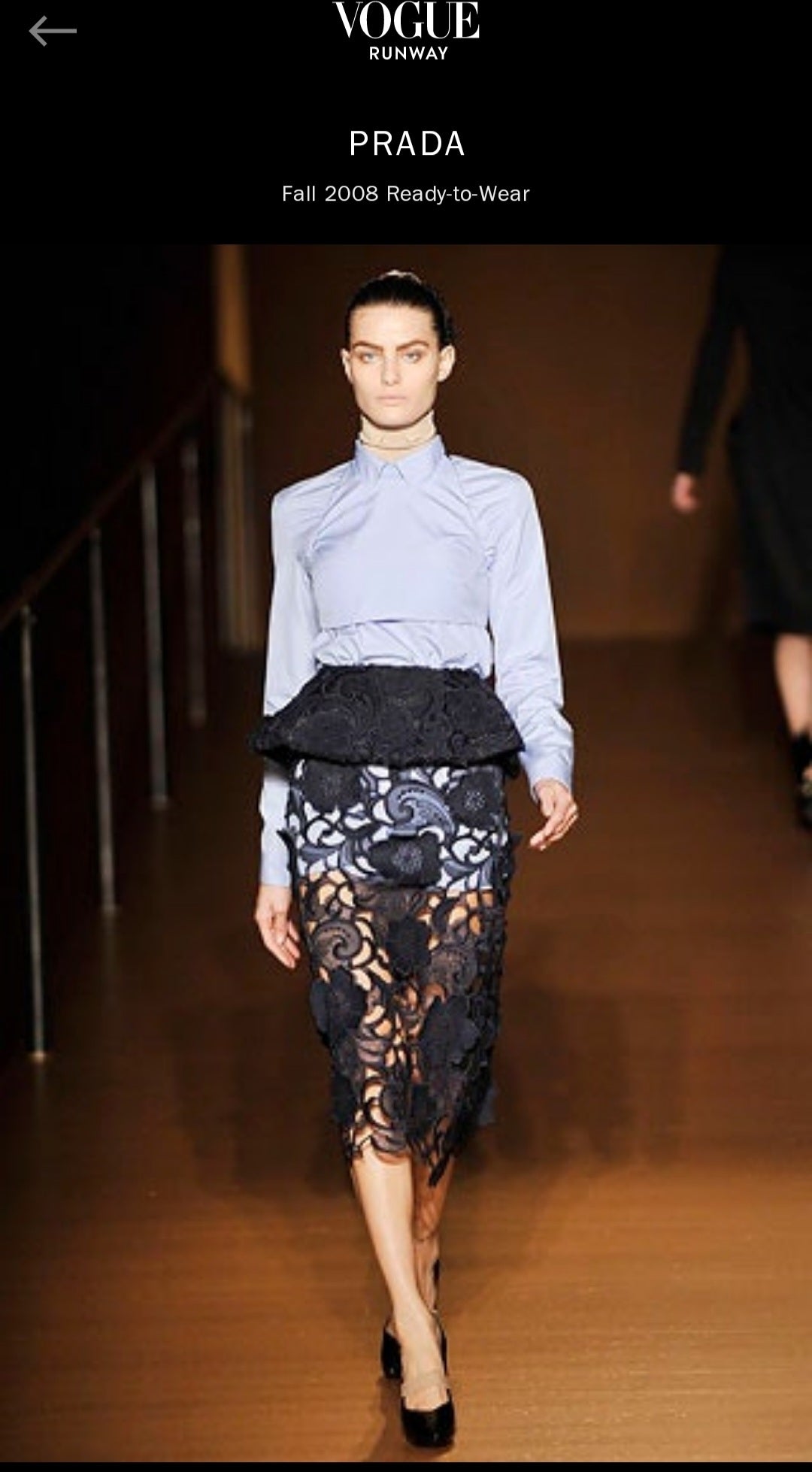 Camicia Prada azzurra 2008