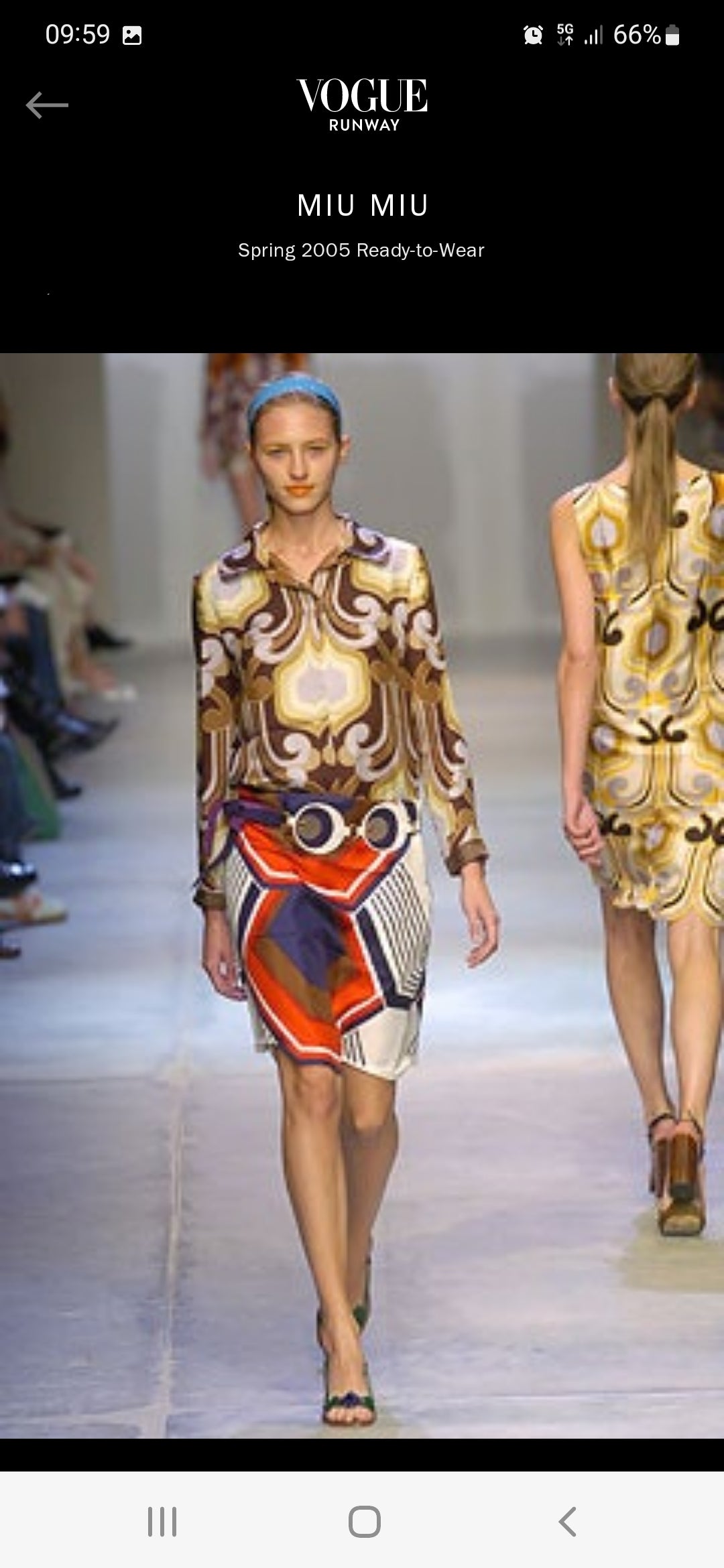 Gonna Miu Miu SS 2005