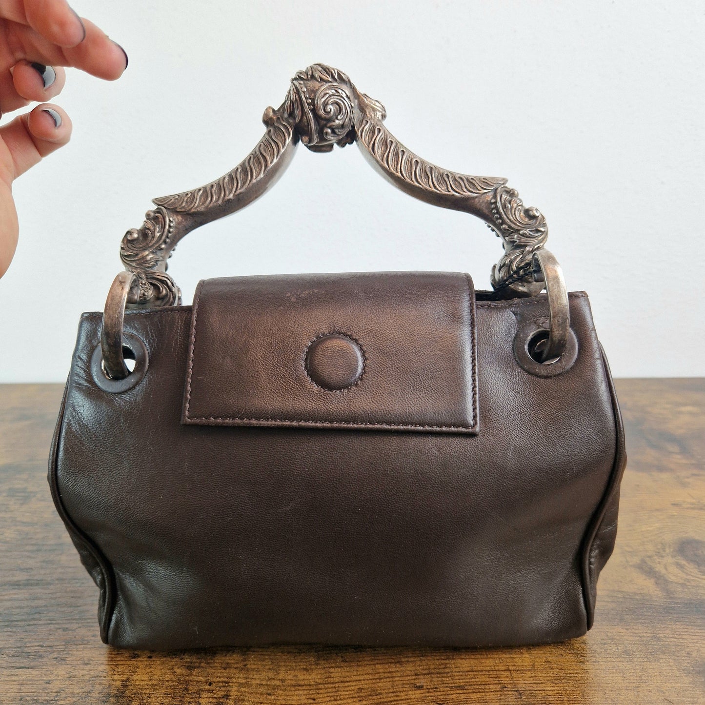 Gianfranco Ferré | Borsa in pelle marrone