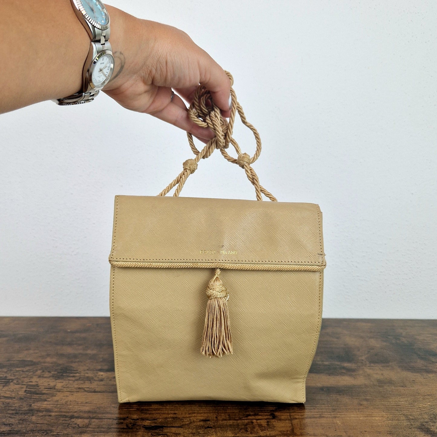 Prada | Borsa vintage beige