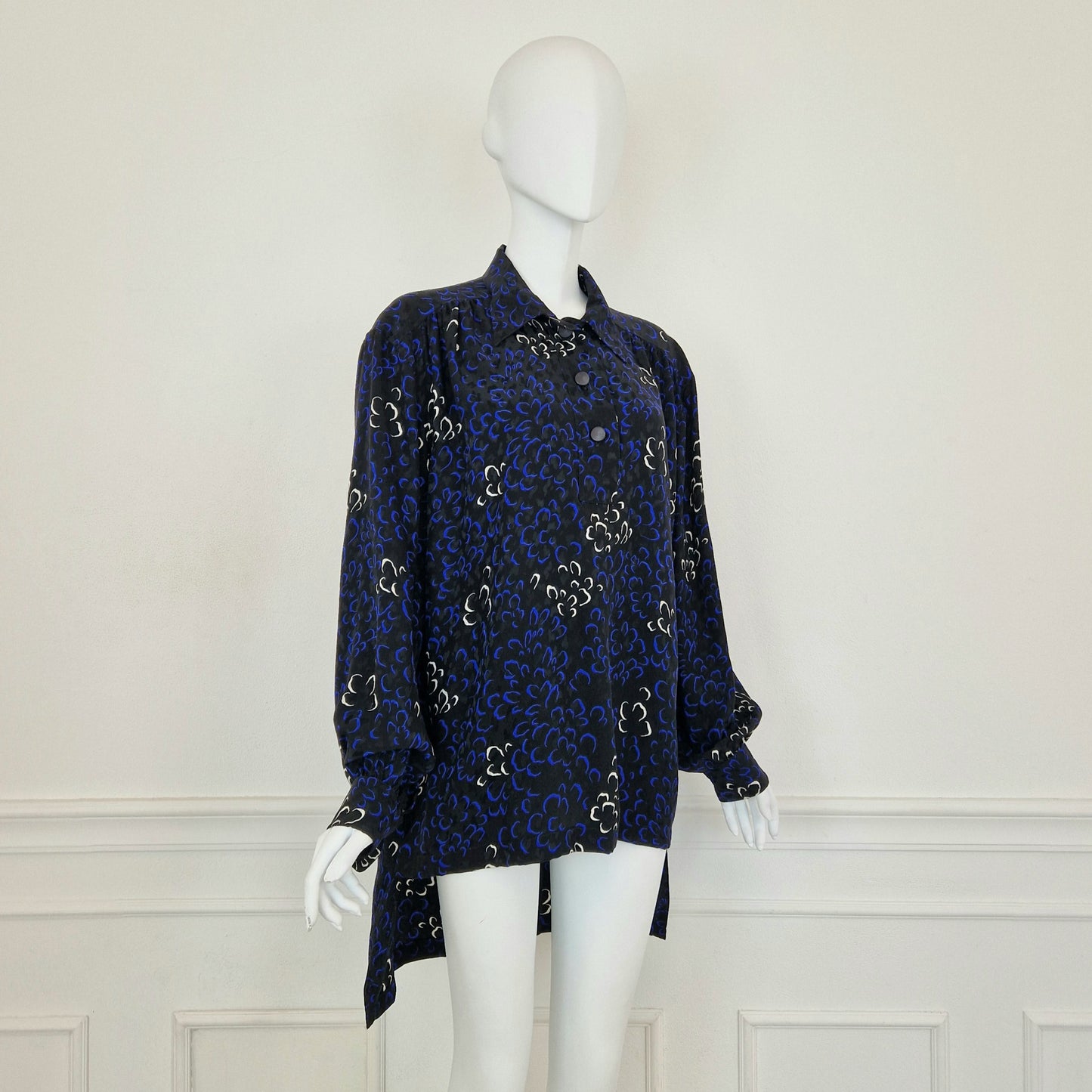 Yves Saint Laurent | Blusa oversize in seta