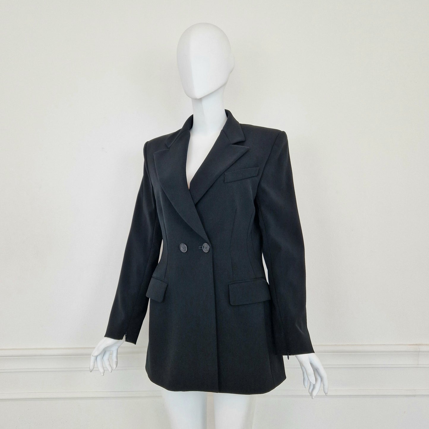 Moschino Boutique | Blazer nero con cerniere