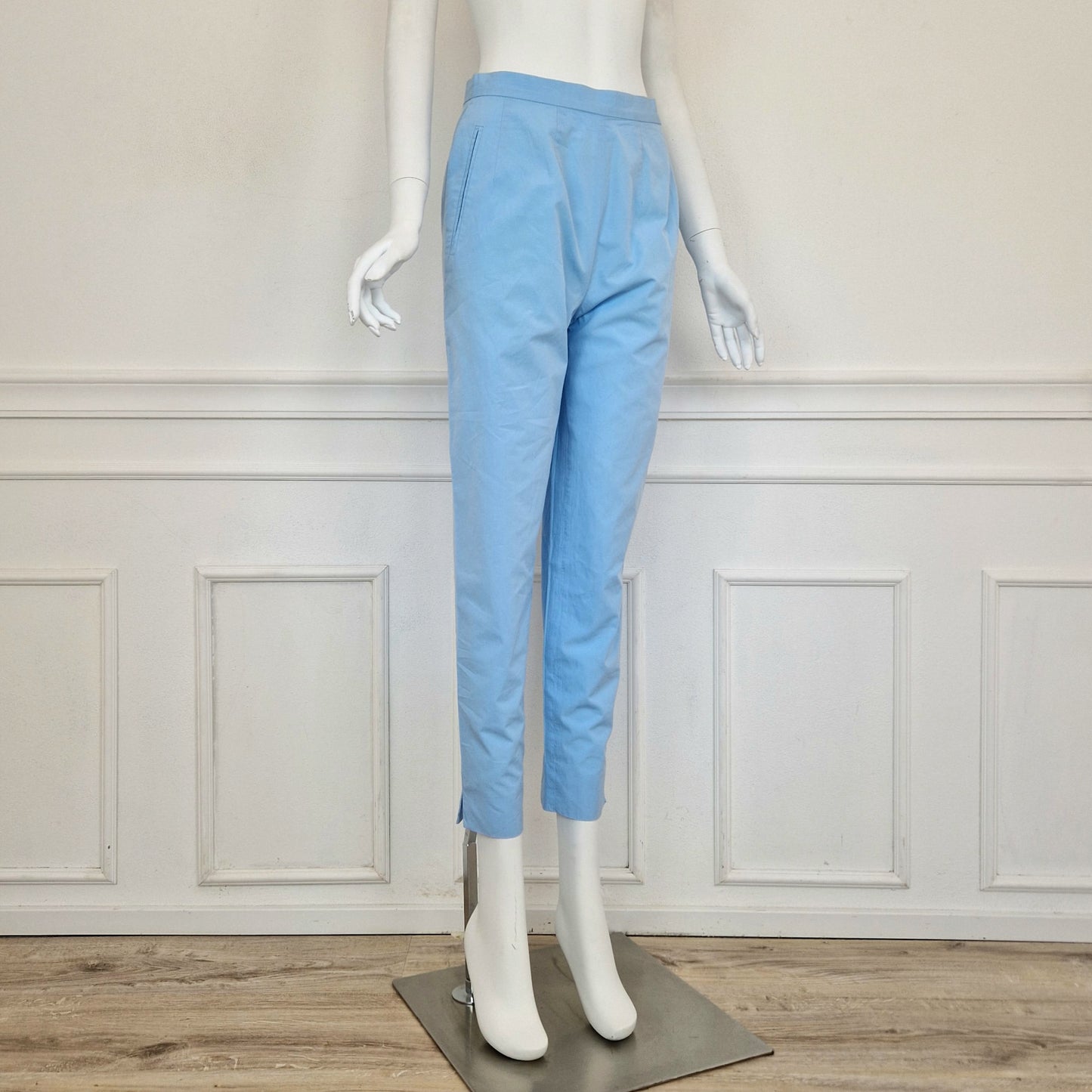 New York Industrie | Pantaloni in cotone azzurro