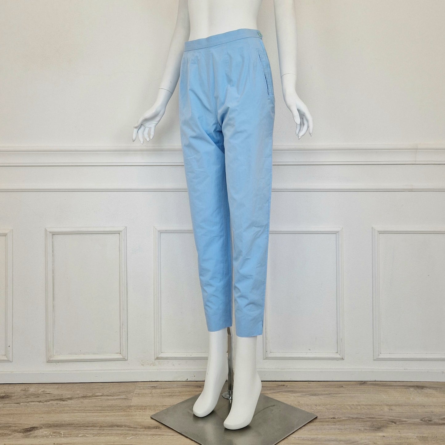 New York Industrie | Pantaloni in cotone azzurro