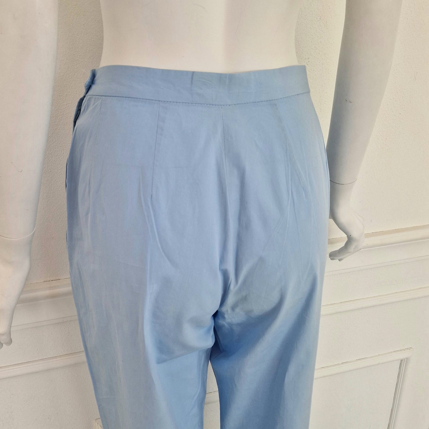 New York Industrie | Pantaloni in cotone azzurro