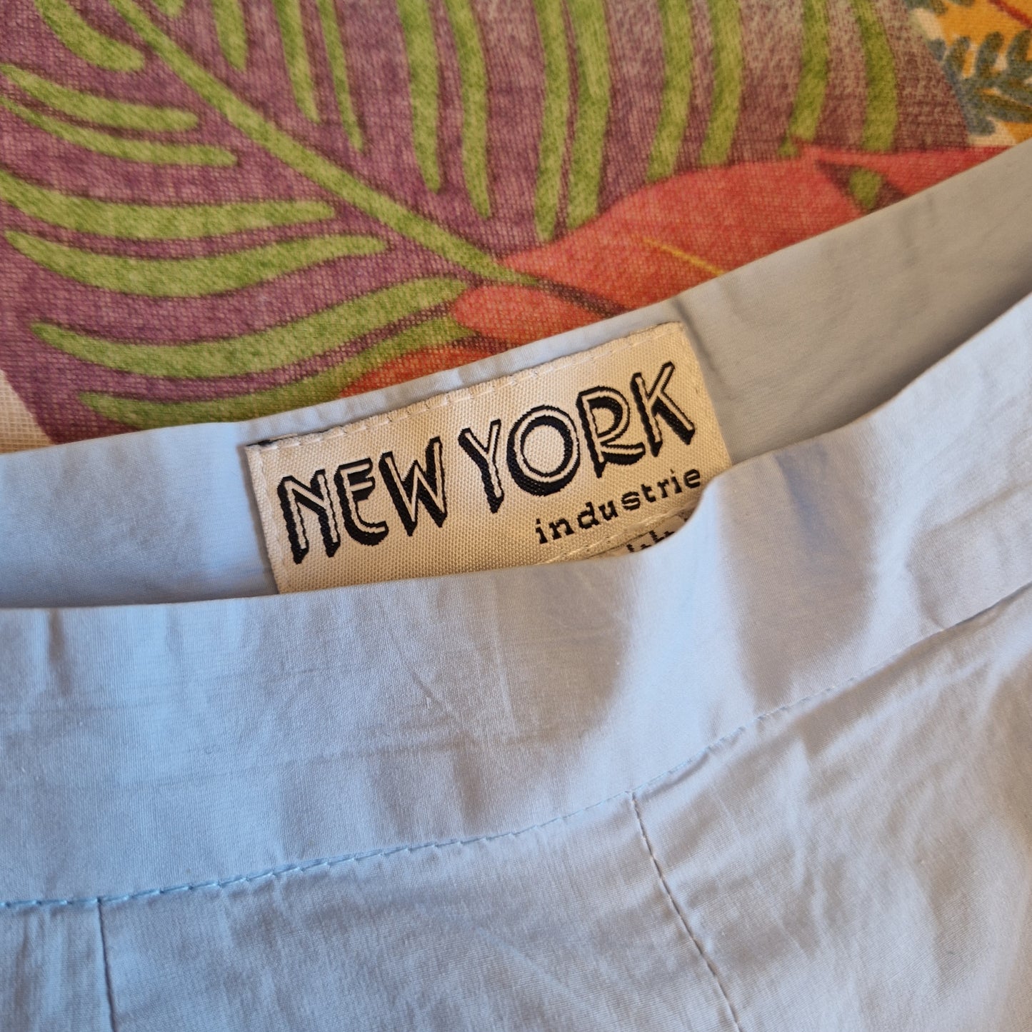 New York Industrie | Pantaloni in cotone azzurro