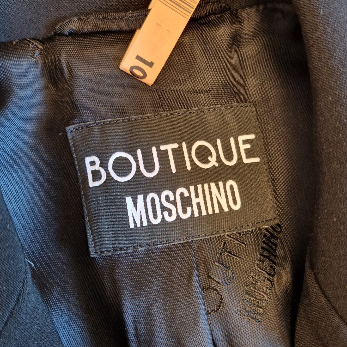 Moschino Boutique | Blazer nero con cerniere