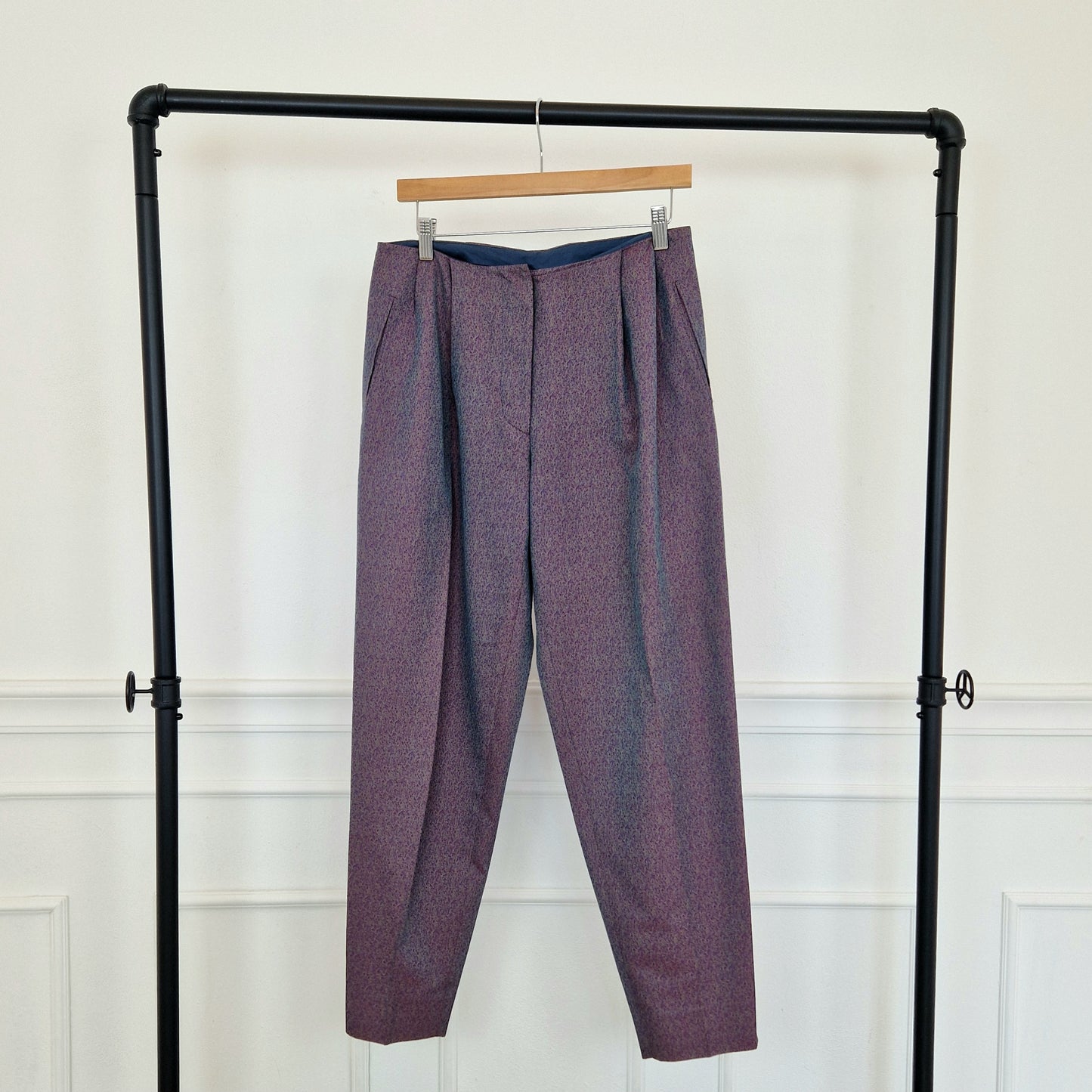 Romeo Gigli | Pantaloni vintage blu-viola