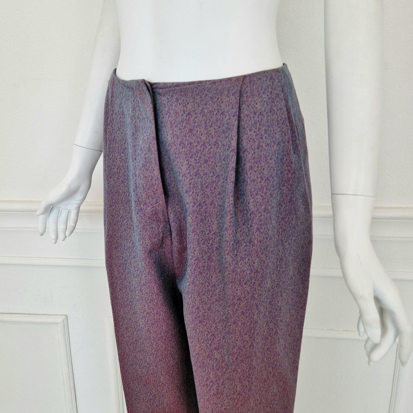 Romeo Gigli | Pantaloni vintage blu-viola