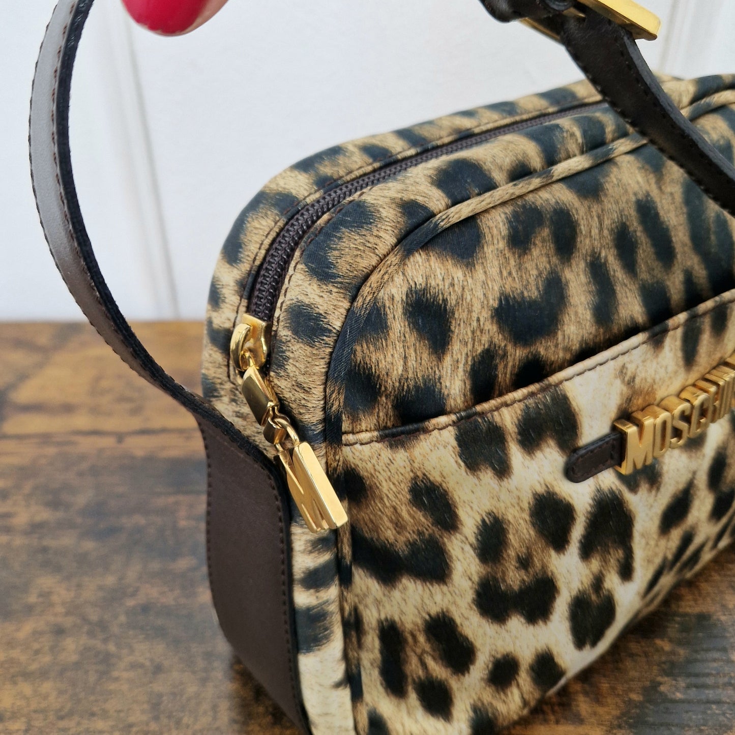 Moschino | Borsa a spalla animalier