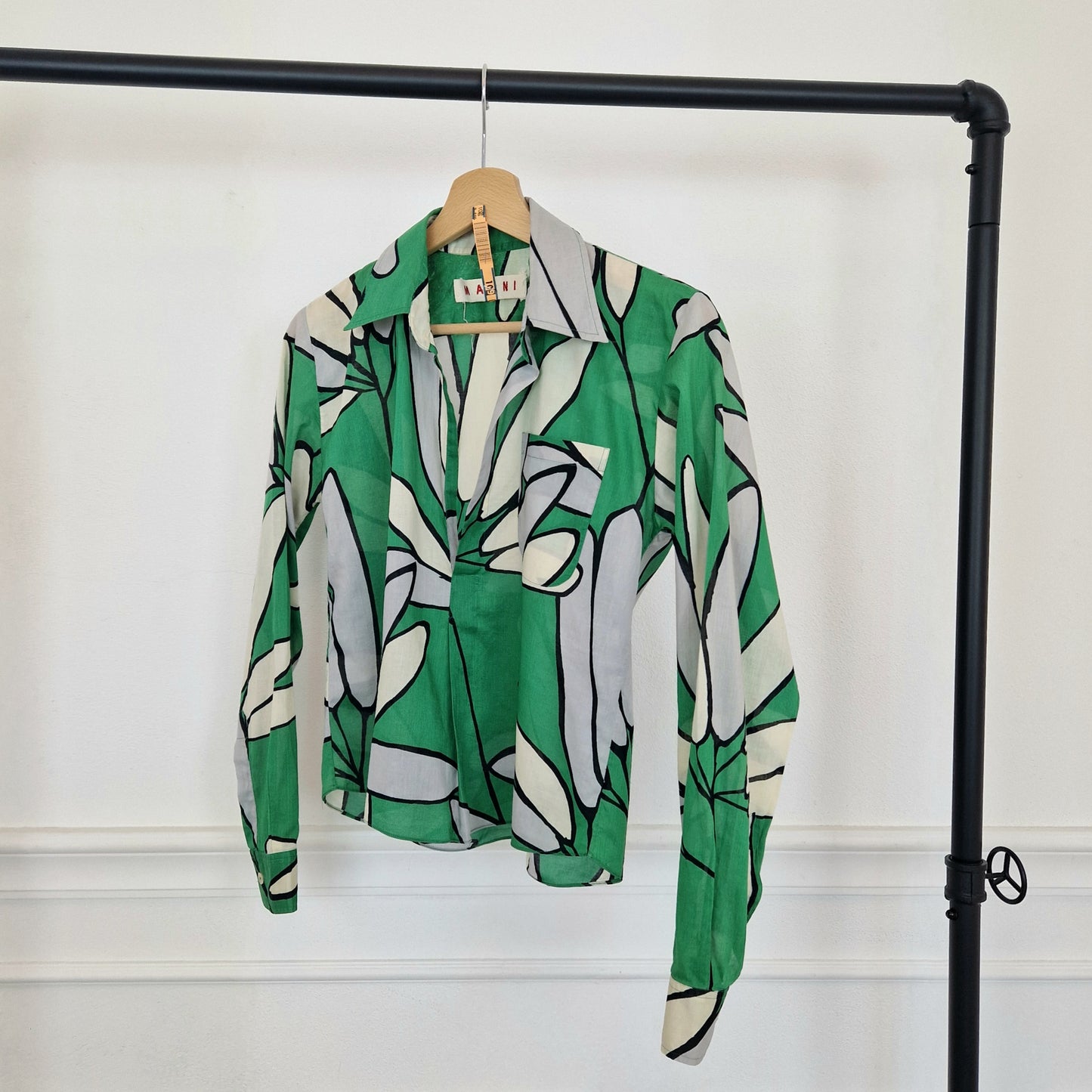 Marni | Camicia cotone verde