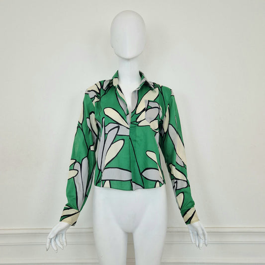 Marni | Camicia cotone verde