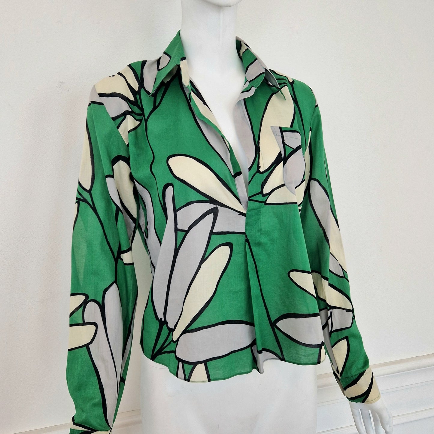 Marni | Camicia cotone verde