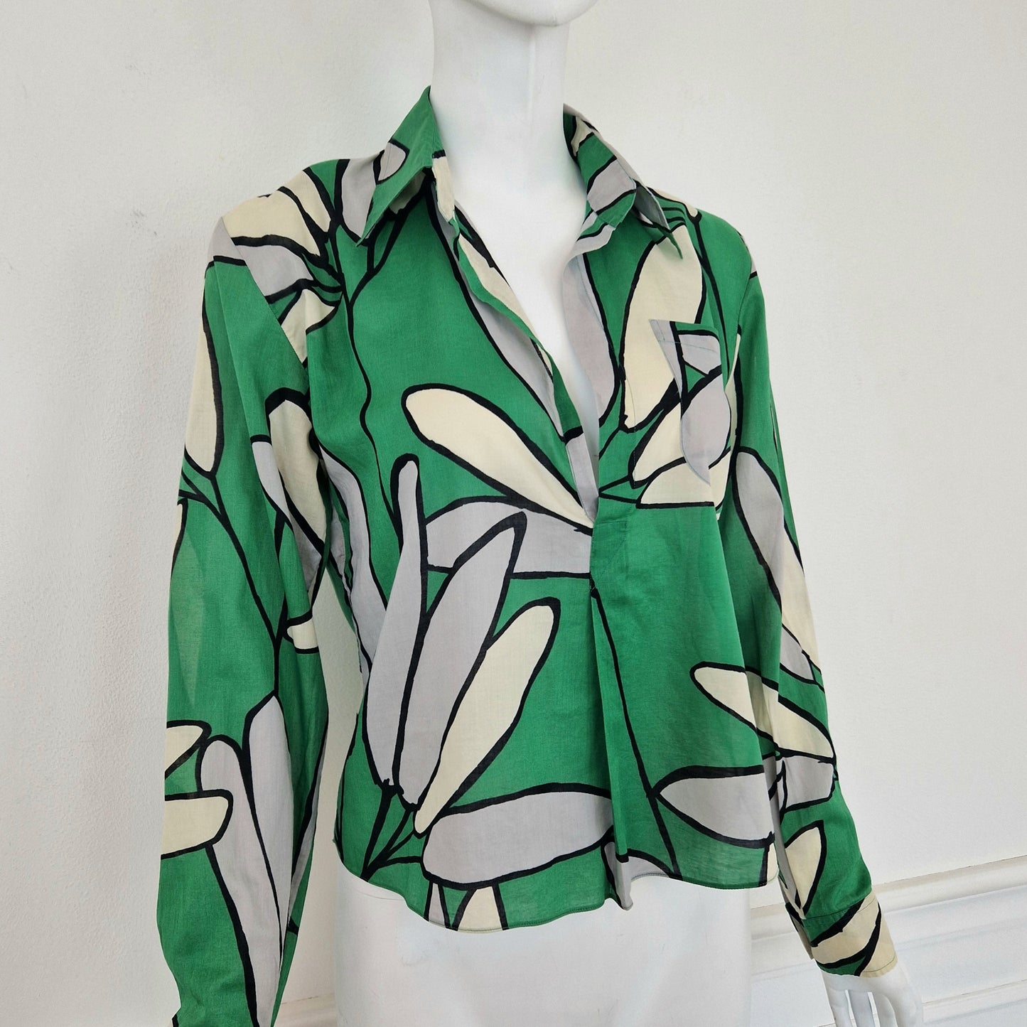 Marni | Camicia cotone verde