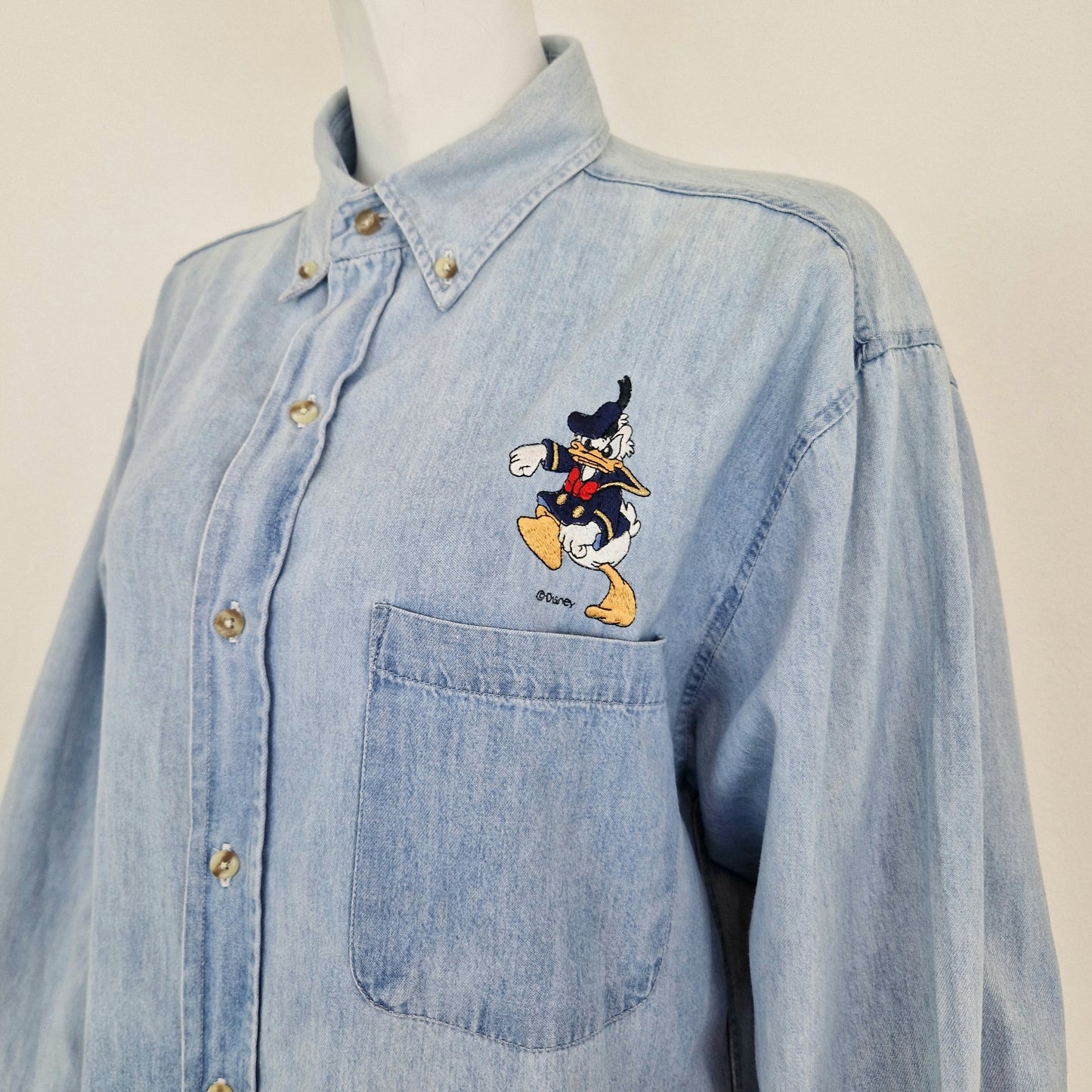 Emmanuel Schvili | Camicia in denim Donald Duck