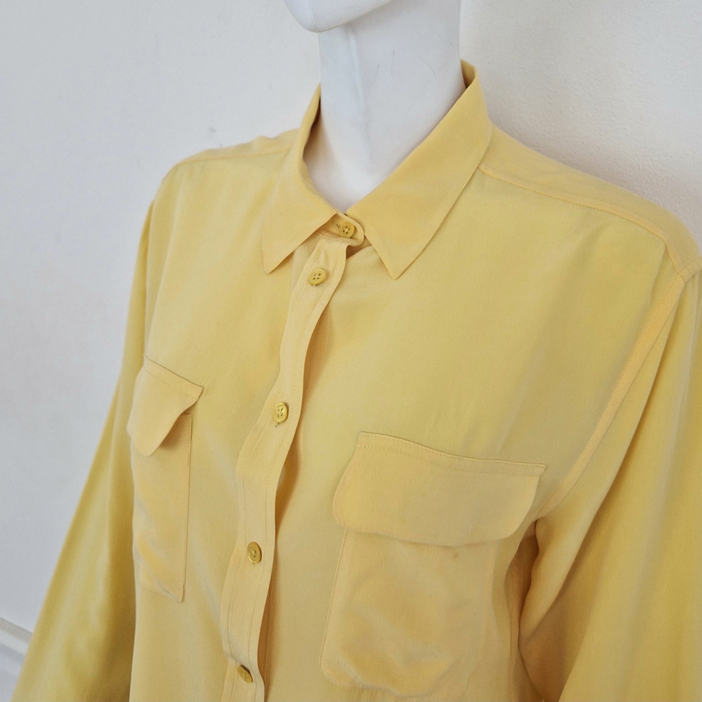 Equipment | Camicia in seta gialla