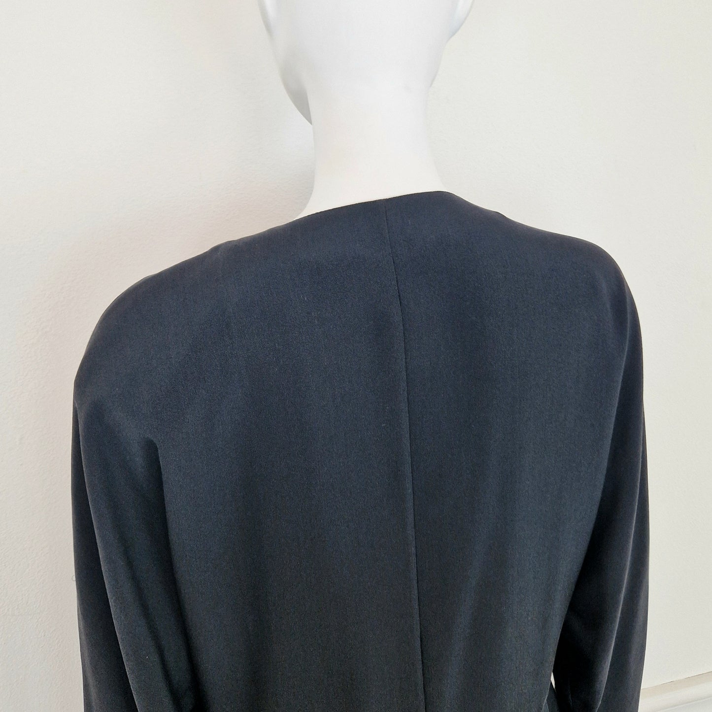 Pierre Cardin | Blusa in seta con bottoncini e fiocco