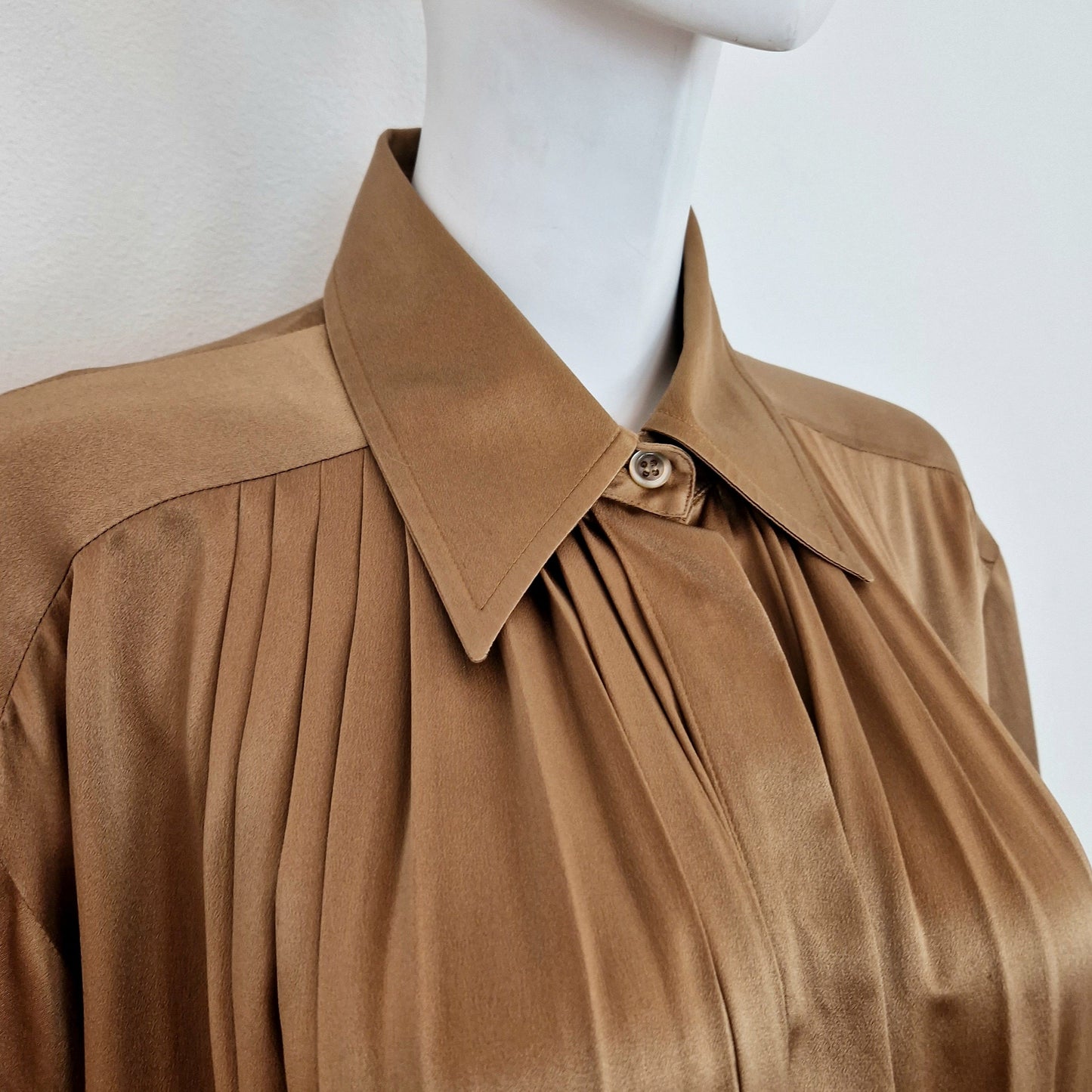 Gianfranco Ferrè | Camicia in seta bronzo