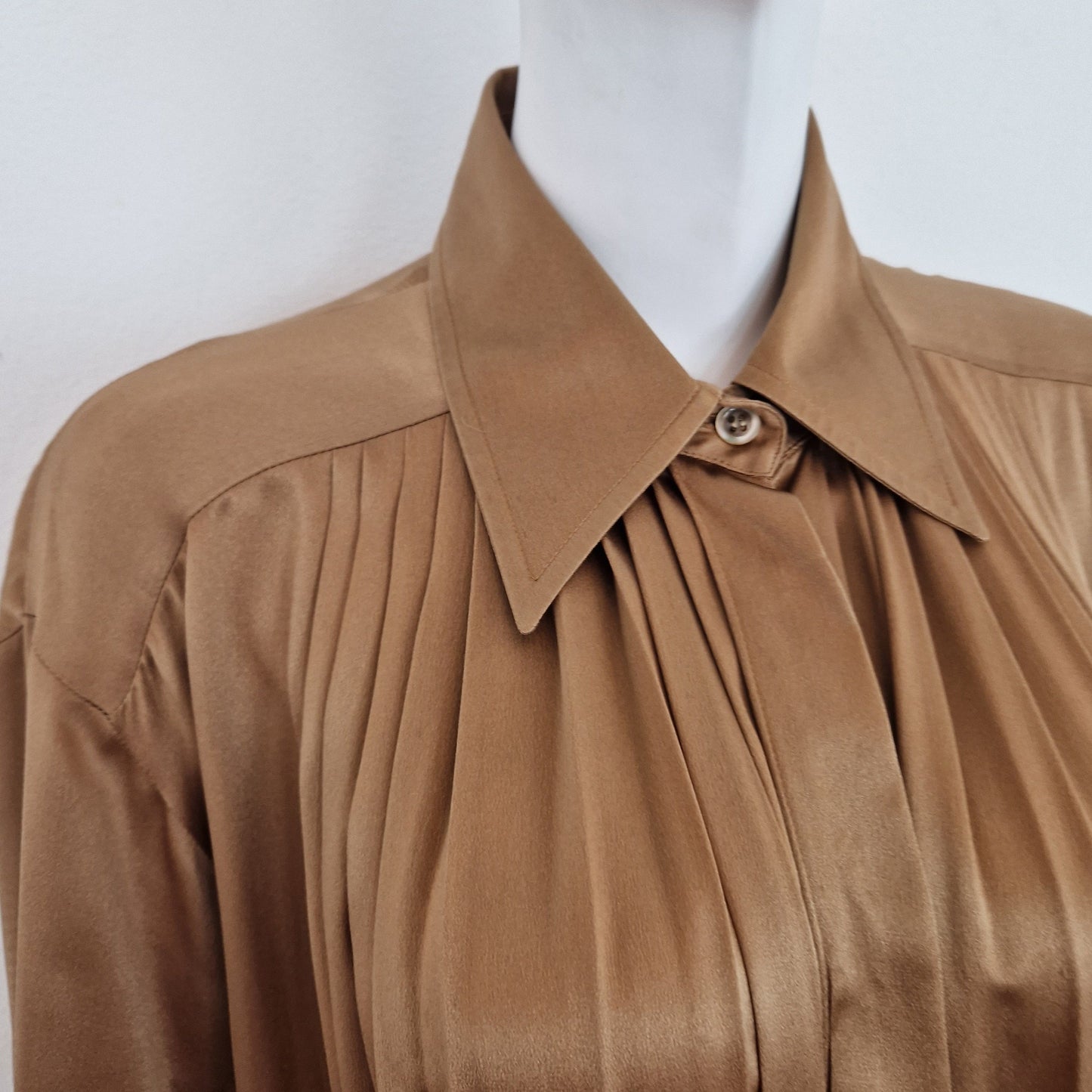 Gianfranco Ferrè | Camicia in seta bronzo