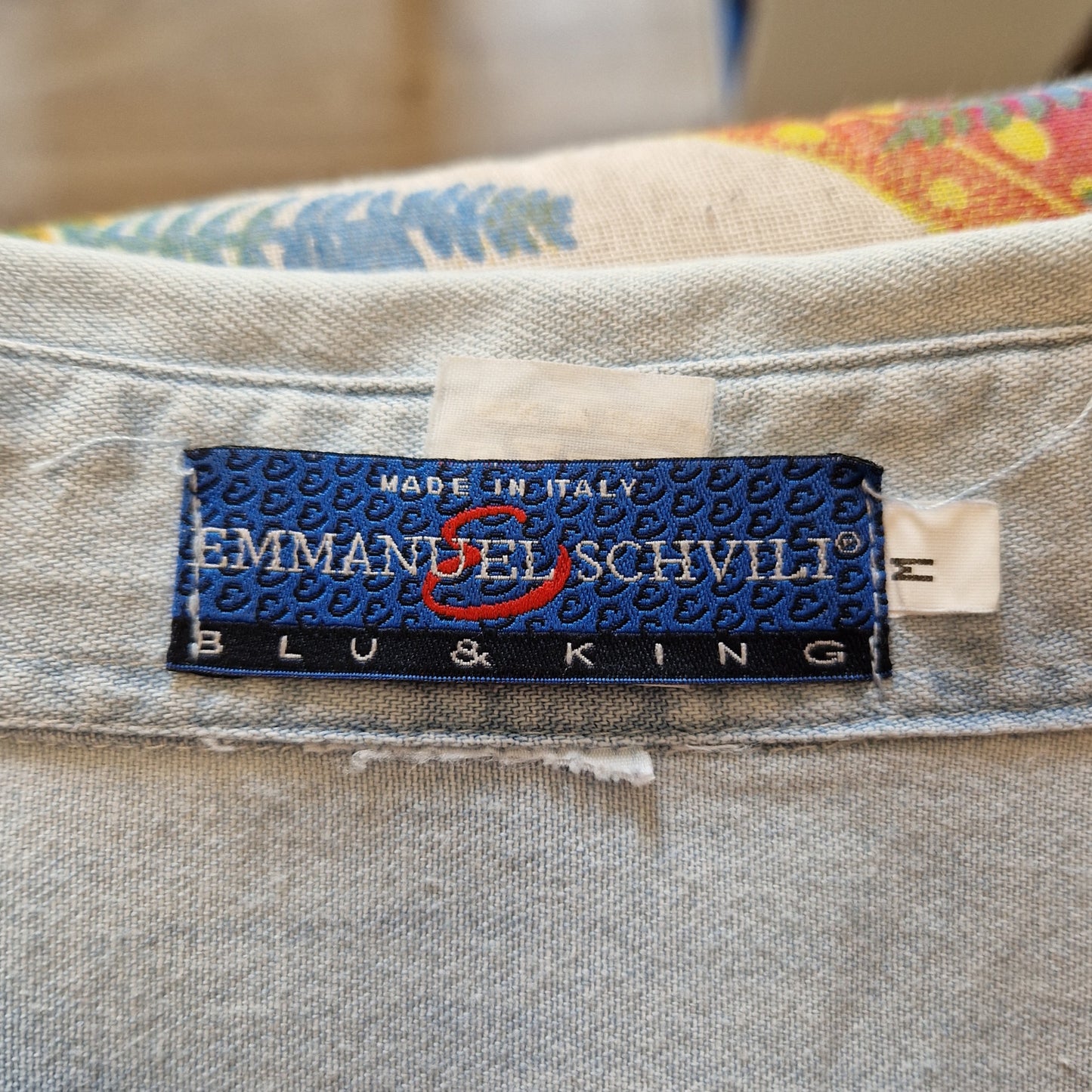 Emmanuel Schvili | Camicia in denim Donald Duck