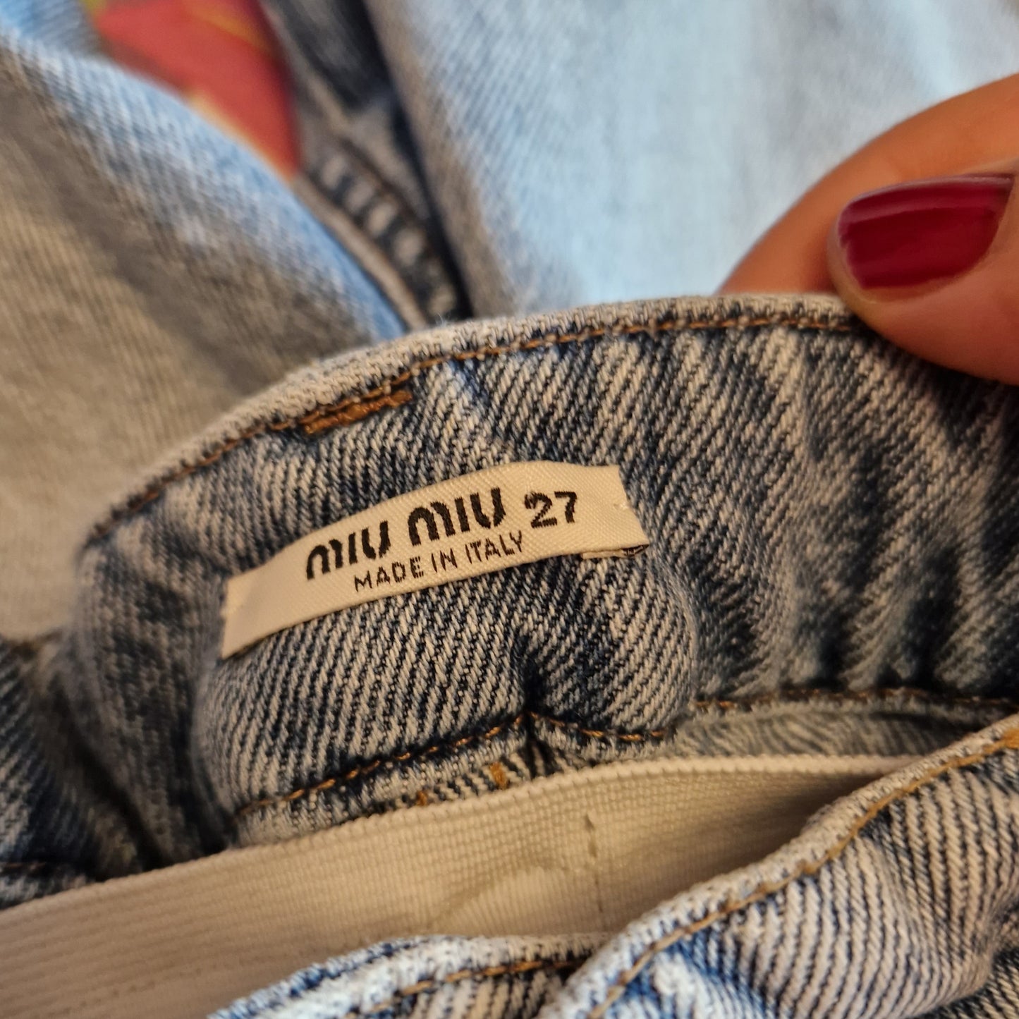 Miu Miu | Jeans a caramella