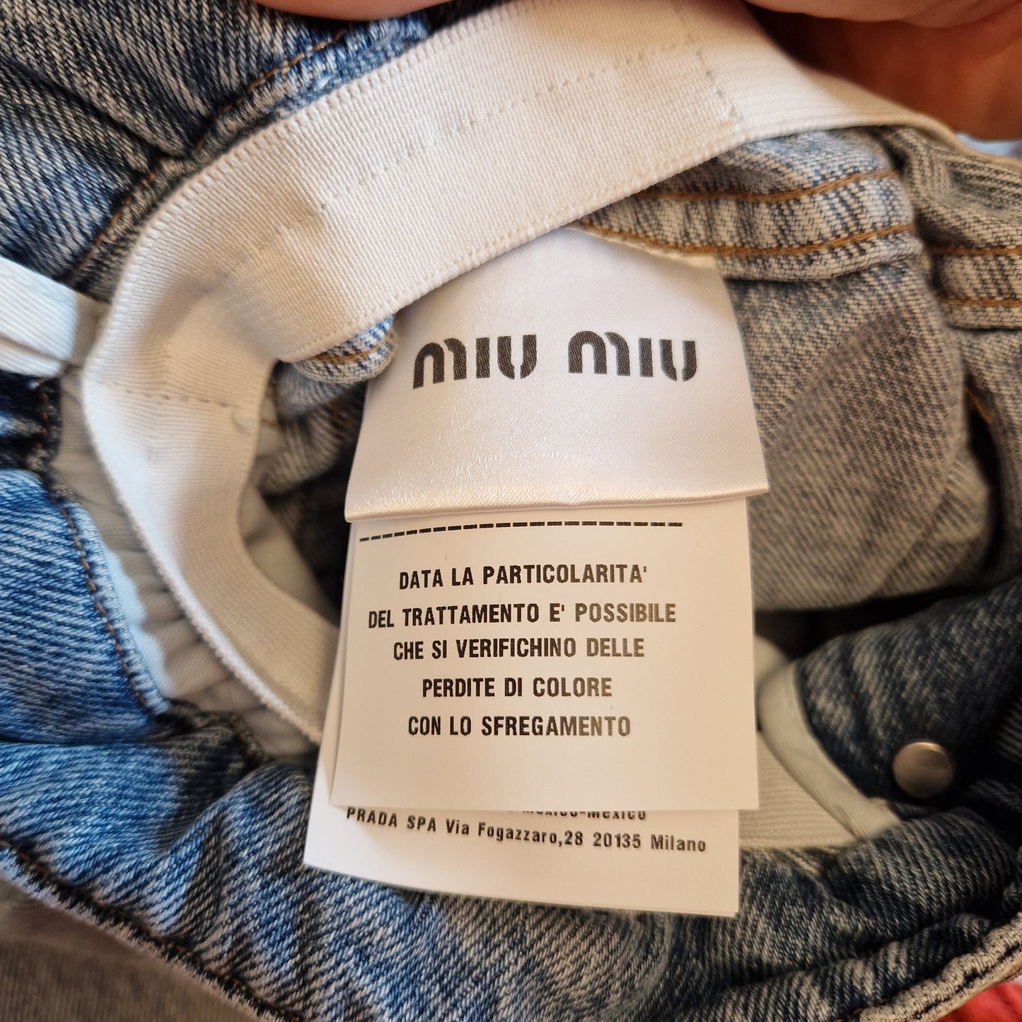 Miu Miu | Jeans a caramella