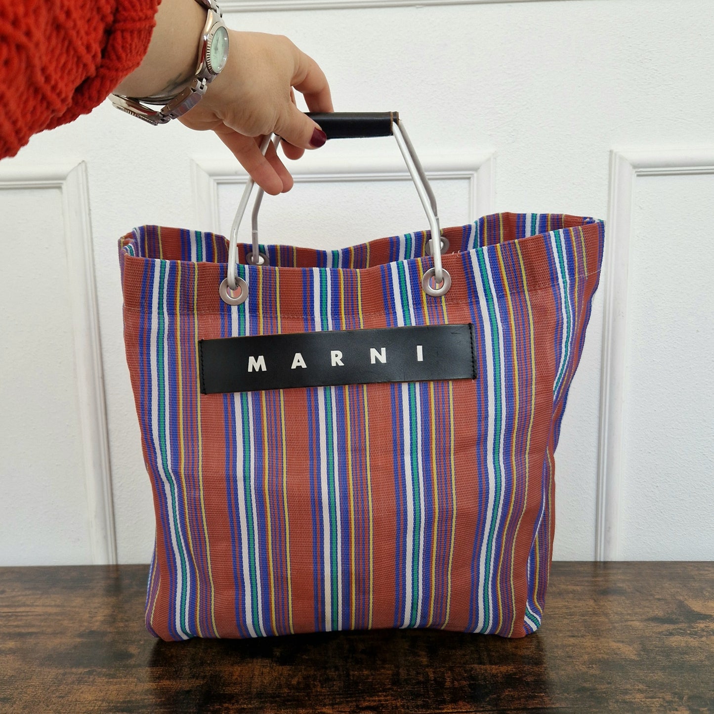 Marni | Borsa shopper a righe