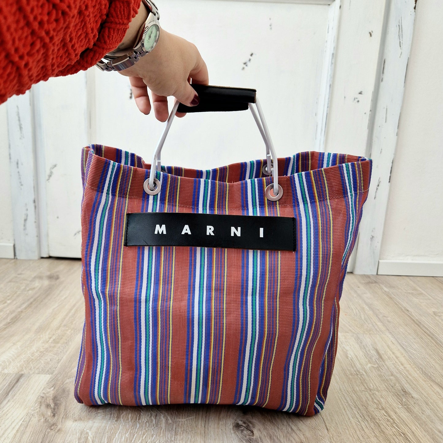 Marni | Borsa shopper a righe