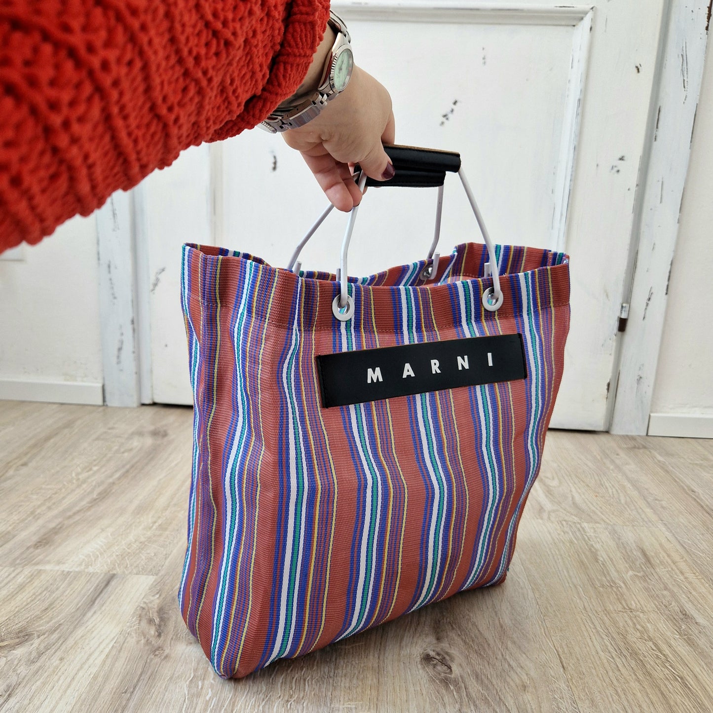 Marni | Borsa shopper a righe