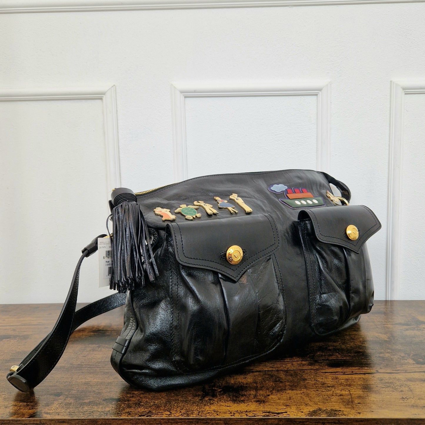 Moschino Couture | Maxi borsa pelle nera