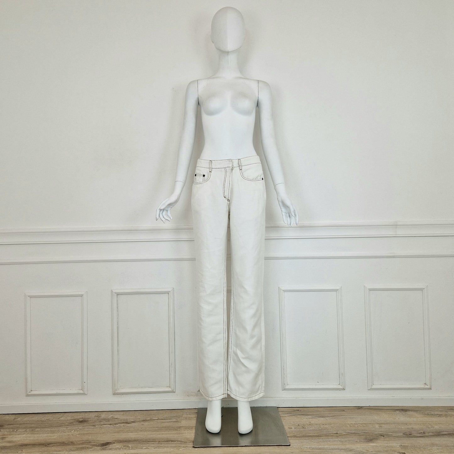 Maison Martin Margiela | Pantaloni in lino e cotone