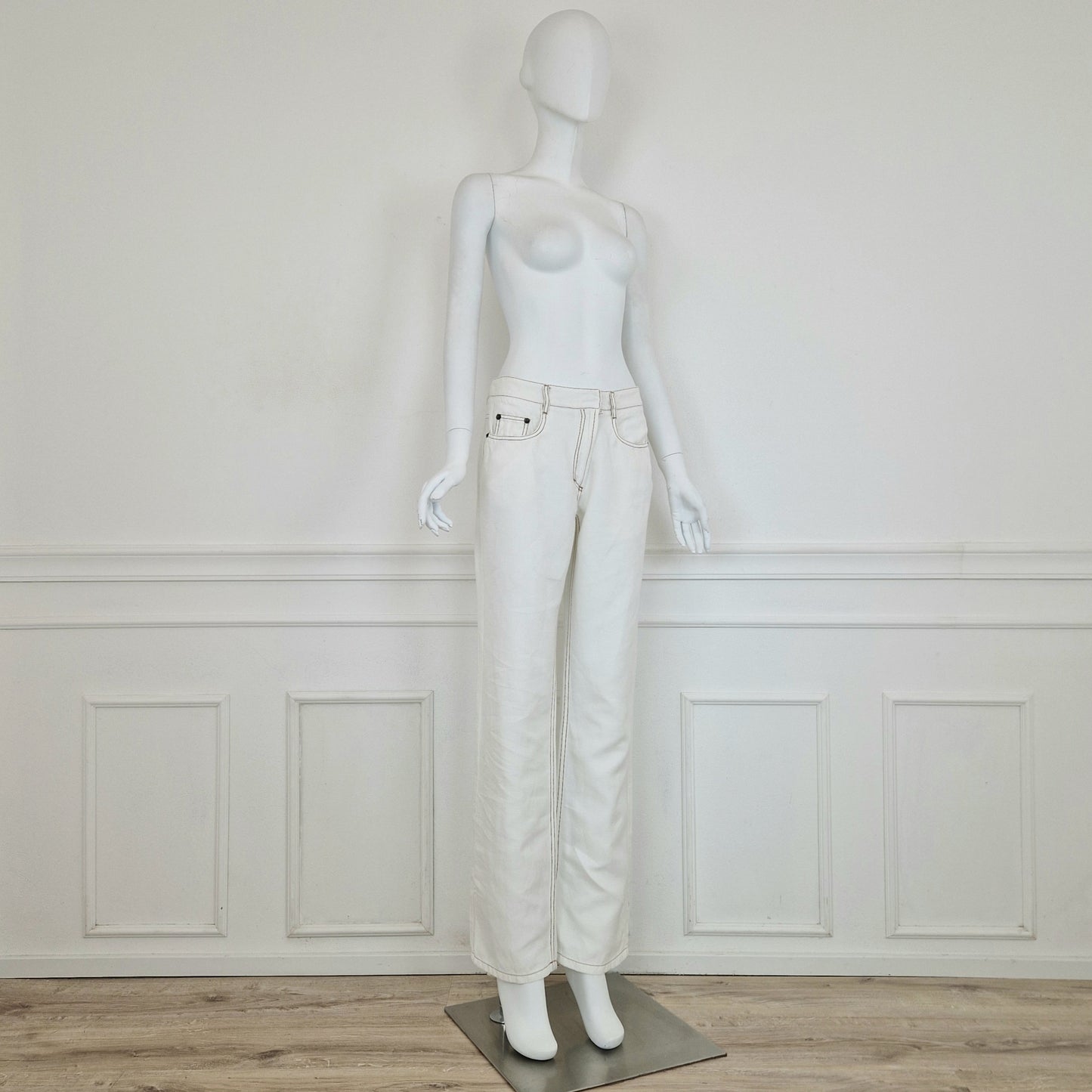 Maison Martin Margiela | Pantaloni in lino e cotone