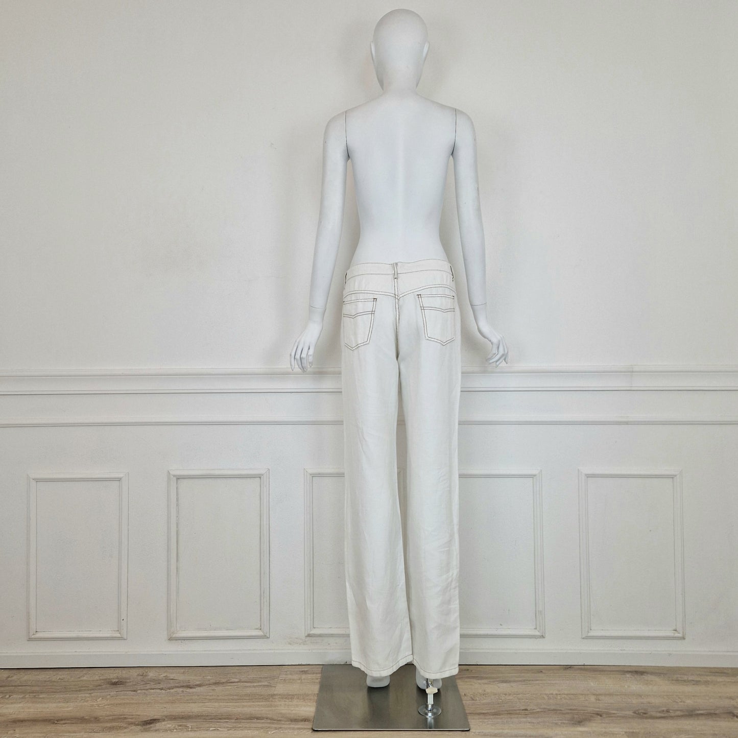 Maison Martin Margiela | Pantaloni in lino e cotone