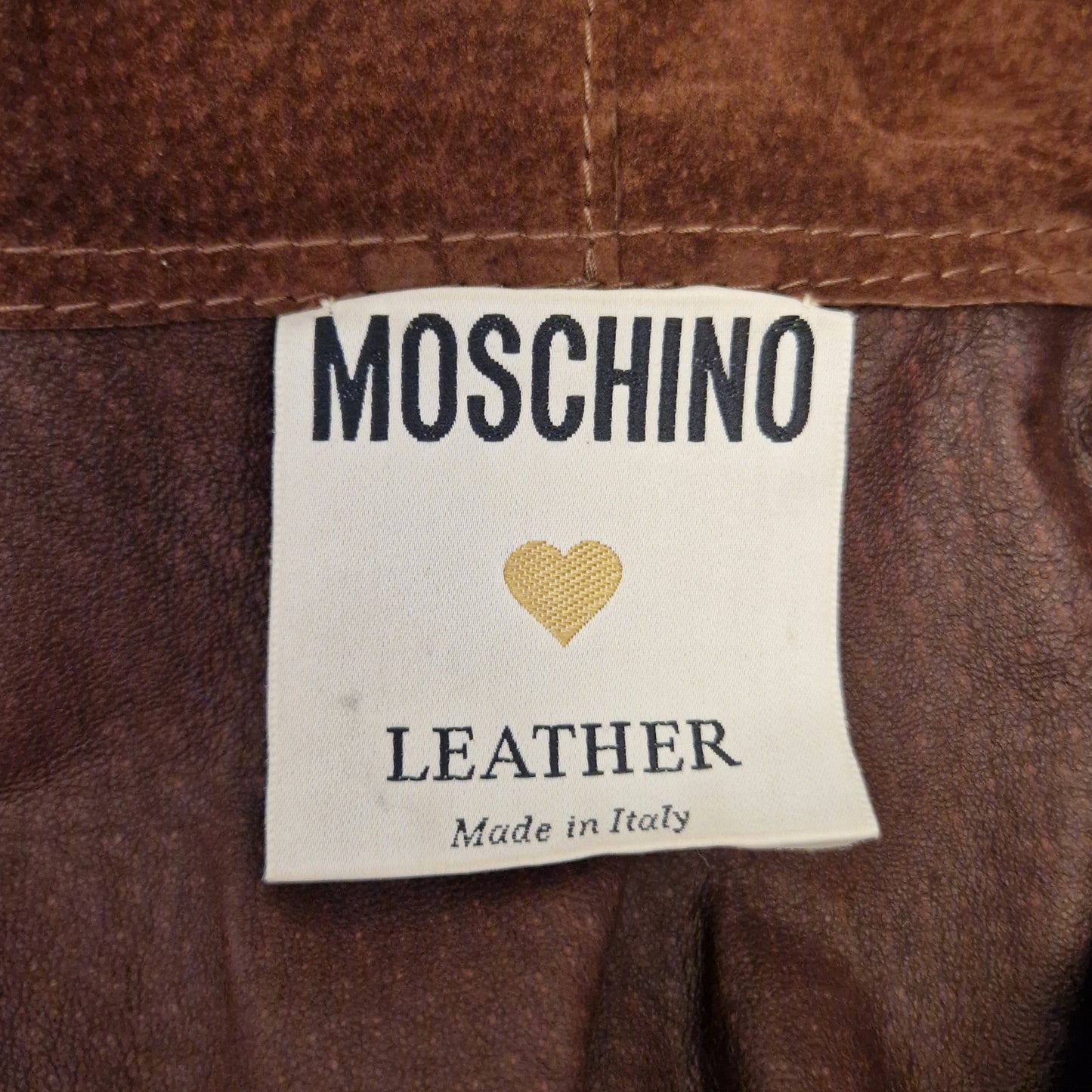 Moschino Leather | Giacca in camoscio con frange