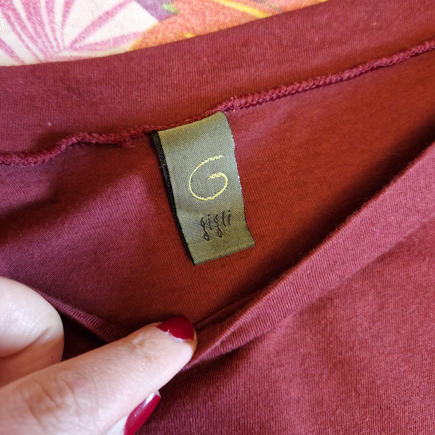 Romeo Gigli | Abito oversize bordeaux